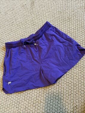 Fabletics Purple women’s Everyday Athletic Shorts with Drawstring, XS